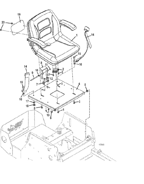 seat and steering assemblies