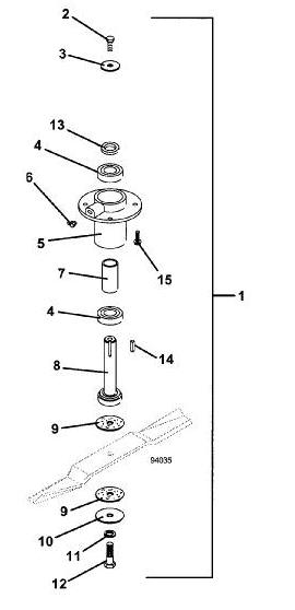 Blade Spindle Assembly