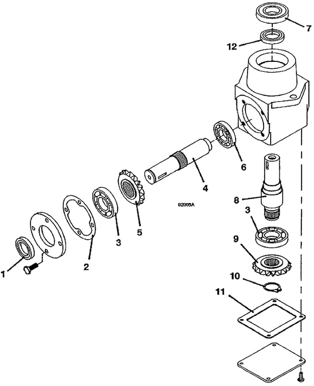 Right Angle Gearbox Assembly
