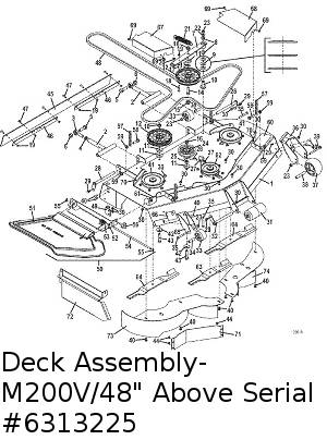 52 Inch mower deck
