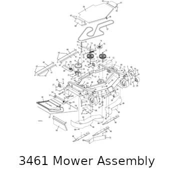3461 Mower Assembly