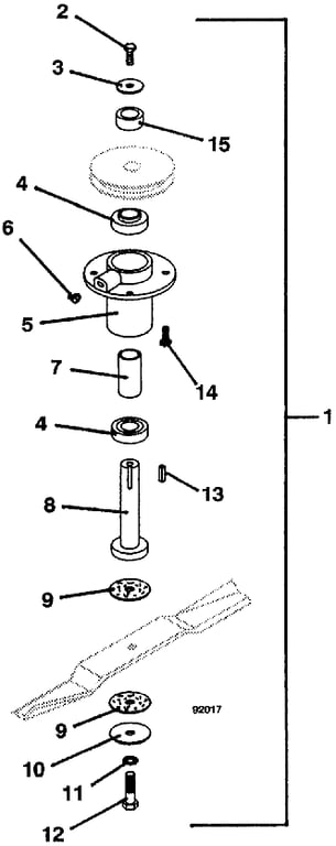 Blade Spindle Assembly