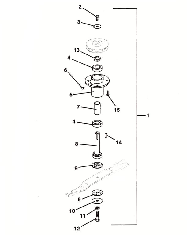Blade Spindle Assembly