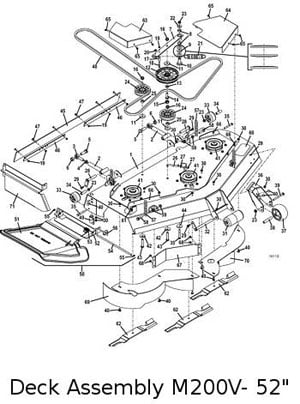 52 Inch mower deck