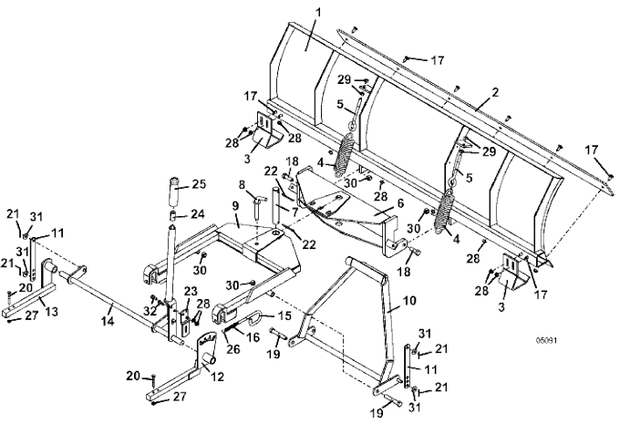 QD Dozer Diagram