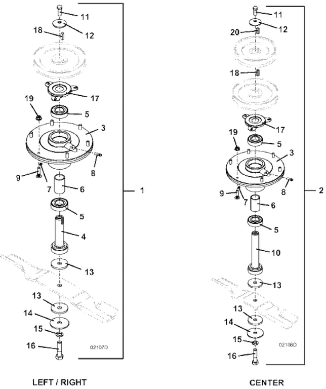 Blade Spindle Assembly