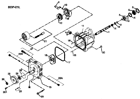 Transmissions Model G1-G2 - BDP-21L Hydro Pump | The Mower Shop