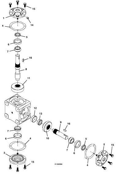 Right Angle Gearbox Assembly