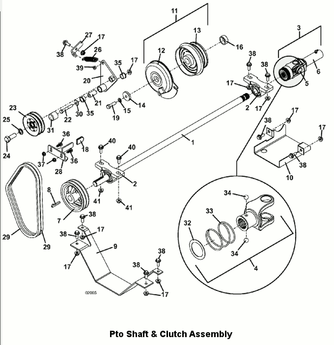 PTO Shaft  Clutch Assembly