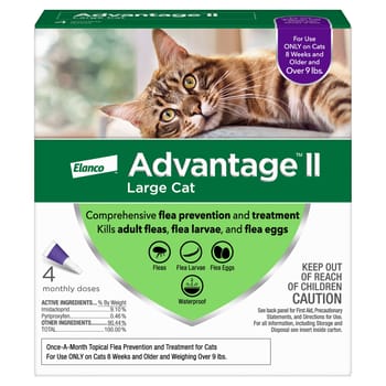 Advantage II (imidacloprid + pyripoxyfen) Topical for Cats-product-tile