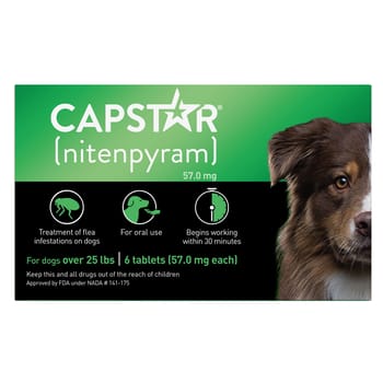 Capstar Flea Treatment Tablets 6pk 26-125 lbs-product-tile