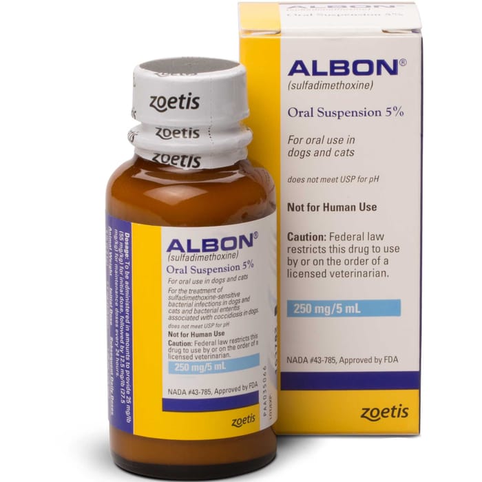 Albon Suspension 5% 1 Pint Bottle product detail number 1.0