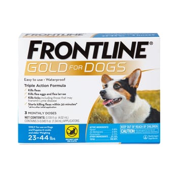 Frontline Gold 3 pk Dog Medium 23-44 lbs-product-tile