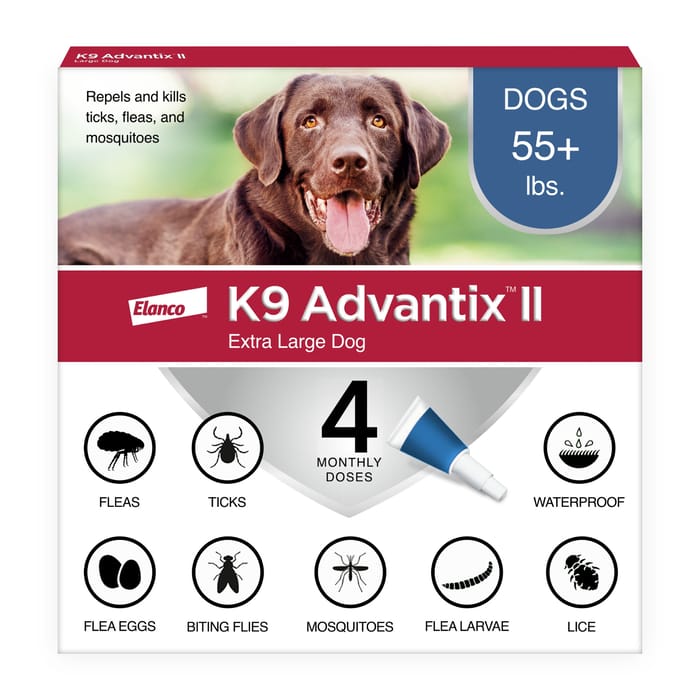 K9 Advantix II 4pk Blue Dog Over 55 lbs product detail number 1.0
