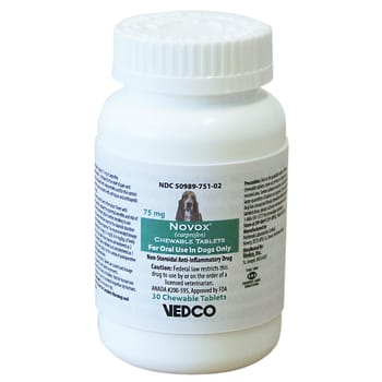 Novox Carprofen - Generic to Rimadyl 75 mg Chewable Tablets 30 ct-product-tile
