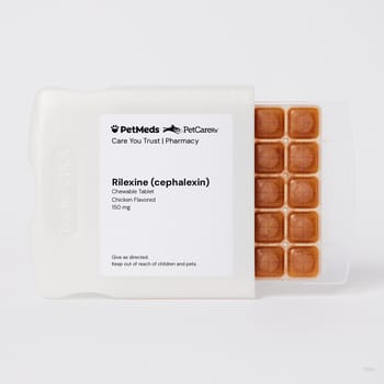Rilexine Chewable Tablets (cephalexin) 150 mg (sold per tablet)-product-tile