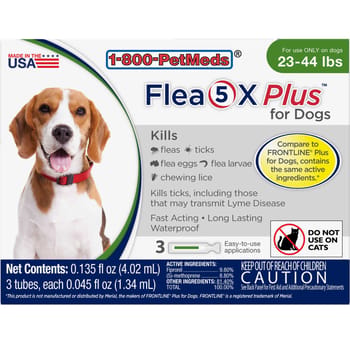 Flea5X Plus 3pk Dogs 23-44 lbs-product-tile