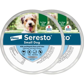 Seresto for Small Dogs 2pk Bundle up to 18lbs, 15" collar length-product-tile