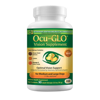 Ocu-GLO Vision Supplement Liquid Gelcaps for Dogs Med/Large Dogs 90 ct-product-tile