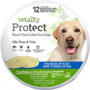 Vetality Flea & Tick Collar 2 pk Dogs-product-tile
