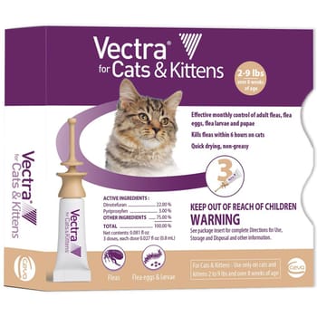 Vectra for Cats 2-9 lbs 3 pk (Tan)-product-tile