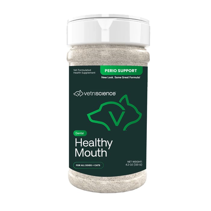 VetriScience Healthy Mouth Dental Care Powder for Cats and Dogs 4.2 oz product detail number 1.0