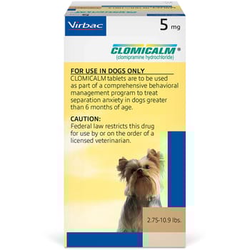 Clomicalm 5 mg Dogs 2.75-10.9 lbs 30 ct-product-tile