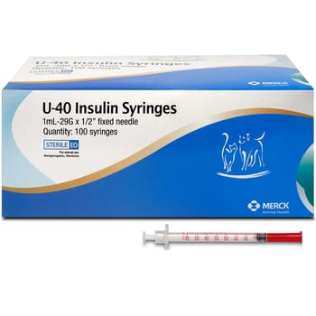 Insulin U-40 Syringes 1 ml 29g x 1/2" Fixed Needle 100 ct-product-tile