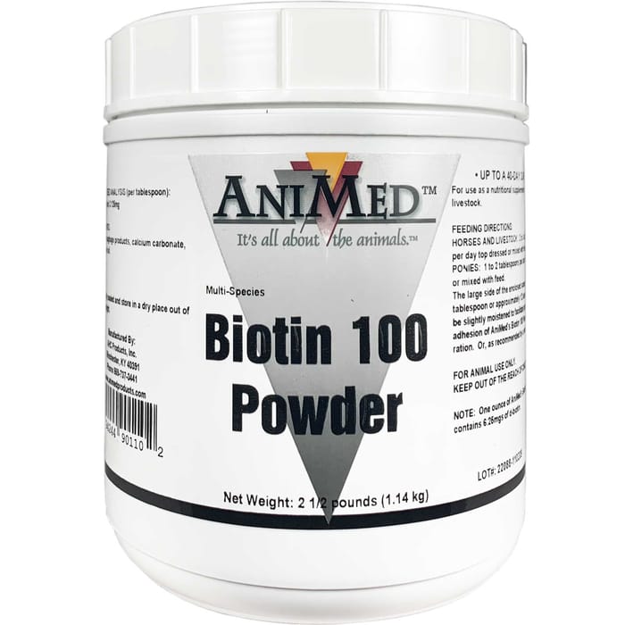 AniMed Biotin 100 Powder 2.5 lb product detail number 1.0