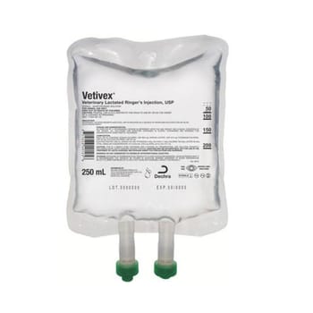 Vetivex Veterinary DEHP Free Lactated Ringers Electrolyte Injection 250 ml-product-tile