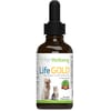 Pet Wellbeing Life Gold Immune, Antioxidant, & Detoxification Support for Dogs & Cats- 2 oz Bottle