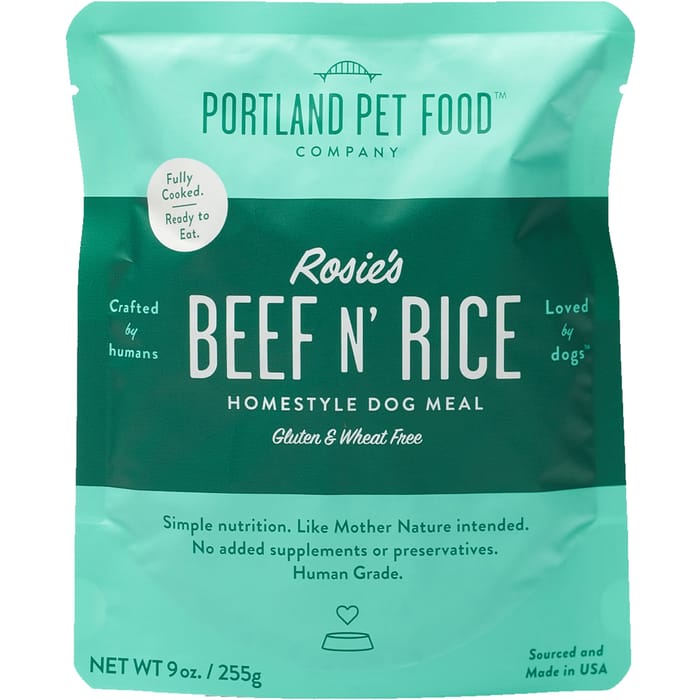 Portland Pet Food Company Homestyle Dog Meals - Rosie's Beef N' Rice 9oz product detail number 1.0