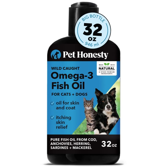 Pet Honesty Wild Caught Omega-3 Fish Oil for Dogs & Cats 32oz product detail number 1.0