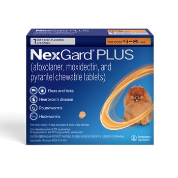 NexGard Plus (afoxolaner, moxidectin, pyrantel) Chewable Tablets for Dogs-product-tile