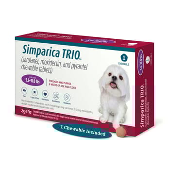 Simparica TRIO 1pk 5.6-11.0 lbs Chew-product-tile