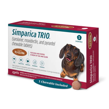 Simparica Trio (sarolaner, moxidectin, pyrantel) Chewable Tablets for Dogs-product-tile