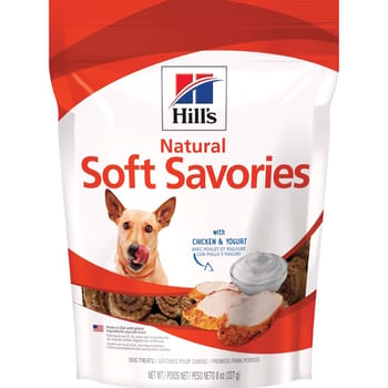 Hill's Natural Soft Savories Chicken & Yogurt Dog Treats -  8 oz Bag-product-tile