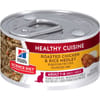 Hill's Science Diet Adult Healthy Cuisine Roasted Chicken & Rice Medley Wet Cat Food - 2.8 oz Cans - Case of 24