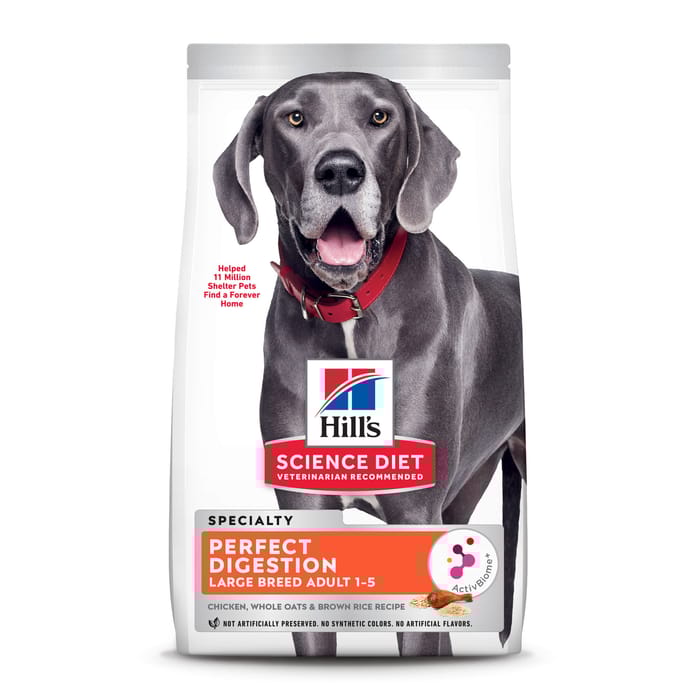 Hill's Science Diet Adult Perfect Digestion Large Breed Chicken, Brown Rice & Whole Oats Dry Dog Food - 22 lb Bag product detail number 1.0