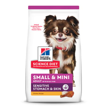 Hill's Science Diet Adult Sensitive Stomach & Skin Small & Mini Chicken Dry Dog Food - 15 lb Bag-product-tile
