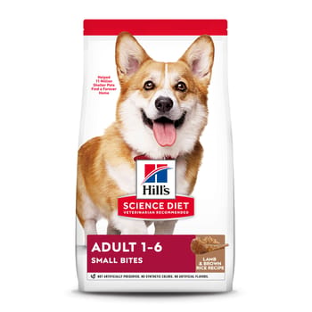 Hill's Science Diet Adult Small Bites Lamb Meal & Brown Rice Dry Dog Food - 4.5 lb Bag-product-tile