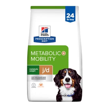 Hill's Prescription Diet Metabolic + j/d Mobility Care Chicken Flavor Dry Dog Food - 24 lb Bag-product-tile