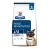 Hill's Prescription Diet z/d Skin/Food Sensitivities Chicken Flavor Dry Cat Food - 4 lb Bag