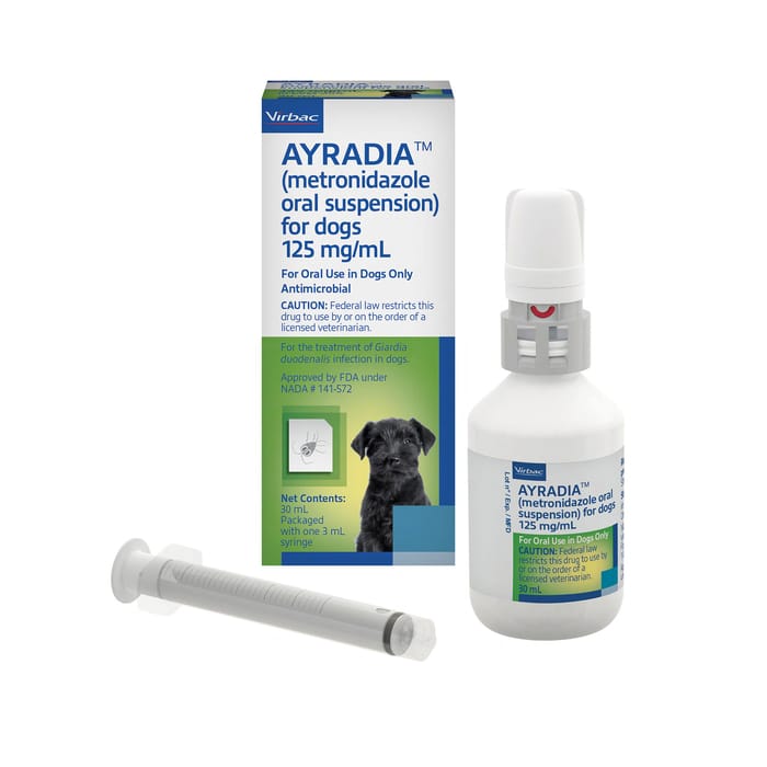 AYRADIA (metronidazole) Oral Suspension - 125 mg/ml - 30 ml product detail number 1.0
