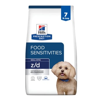 Hill's Prescription Diet z/d Skin/Food Sensitivities Small Bites Dry Dog Food - 7 lb Bag-product-tile