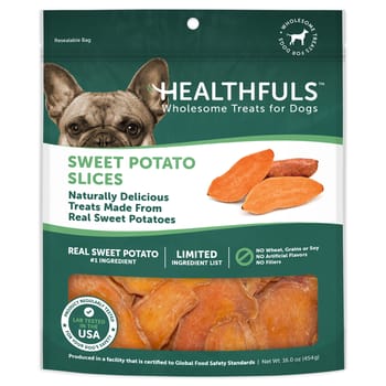 Healthfuls Sweet Potato Slices Dog Treats - 16 oz Bag-product-tile