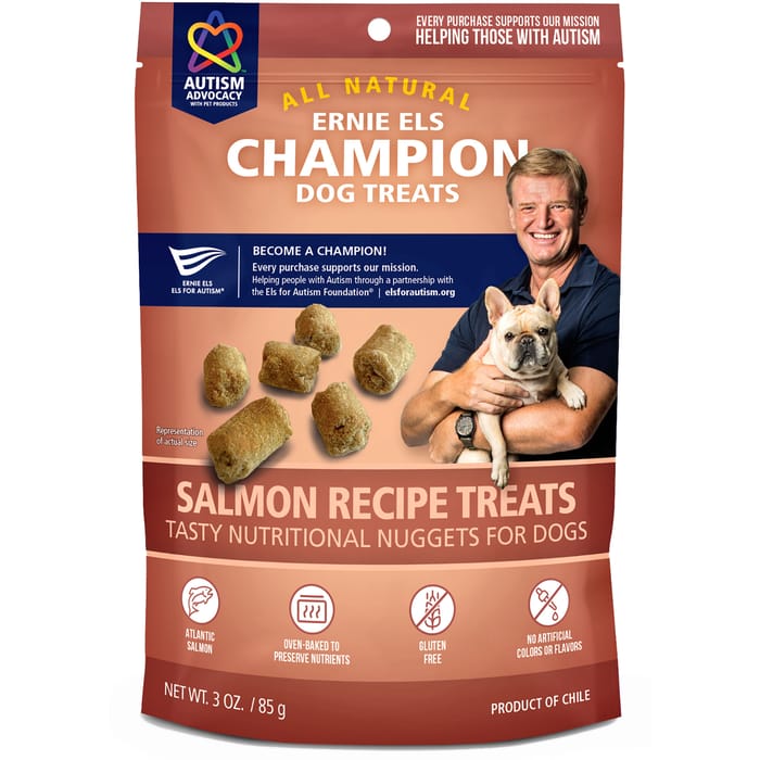 Ernie Els All Natural Salmon Nugget Dog Treats - 3 oz Bag product detail number 1.0