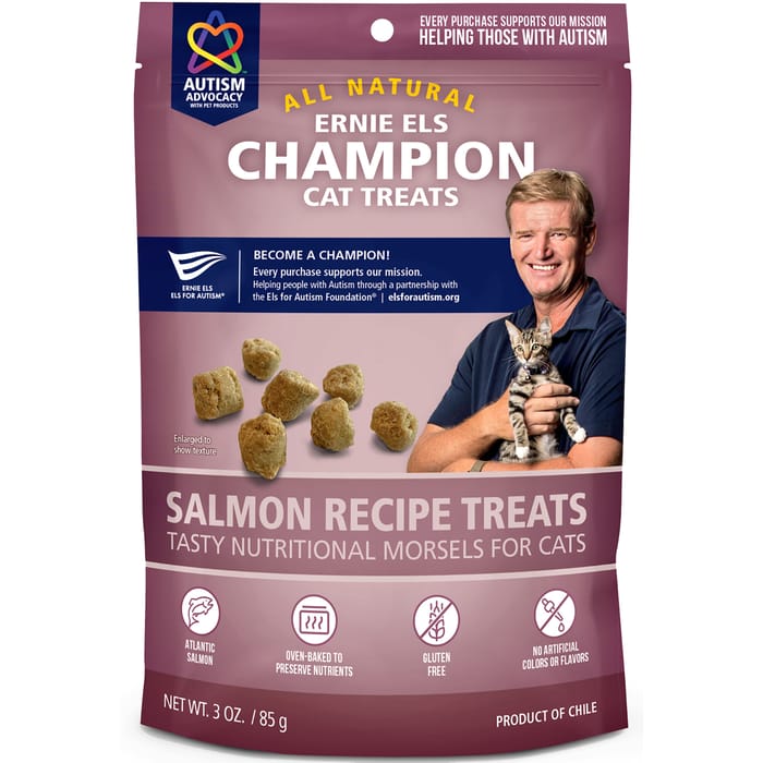 Ernie Els All Natural Salmon Morsels Cat Treats - 3 oz Bag product detail number 1.0