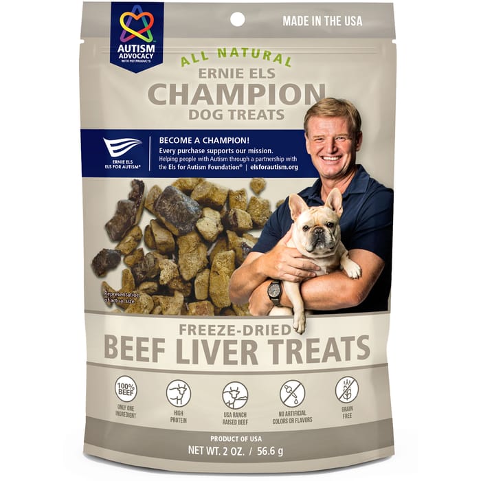 Ernie Els All Natural Freeze-Dried Beef Liver Dog Treats - 3 oz product detail number 1.0