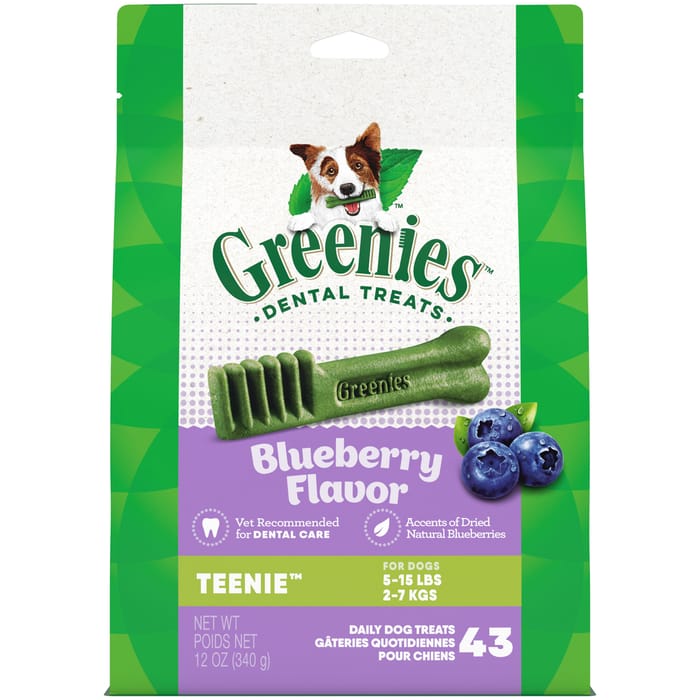 Greenies Blueberry Dental Dog Treats - Teenie - 43 ct product detail number 1.0